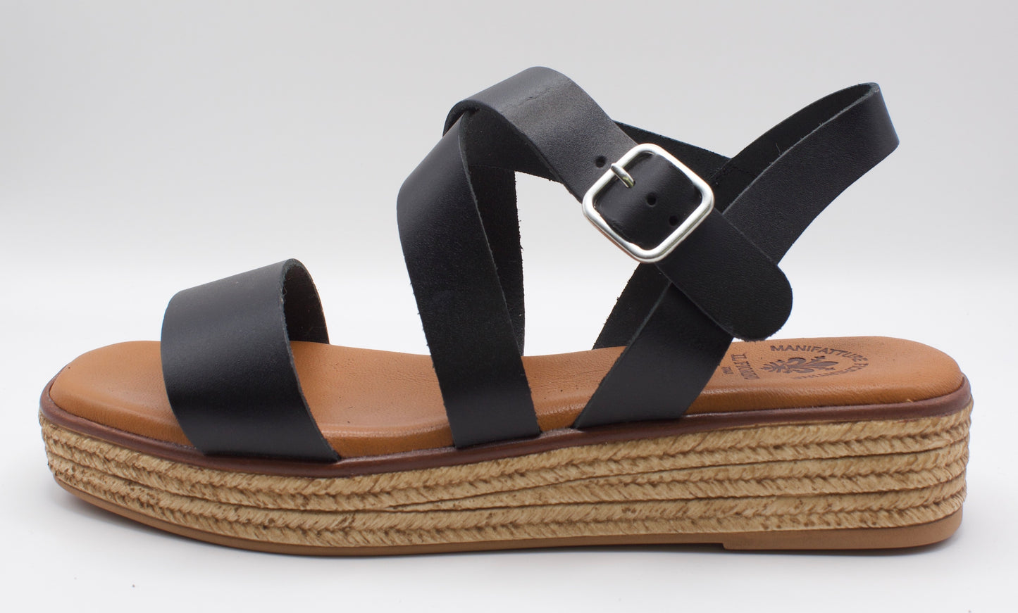 Womans' Leather Sandal - ART. MOD WEDGE - PI3649