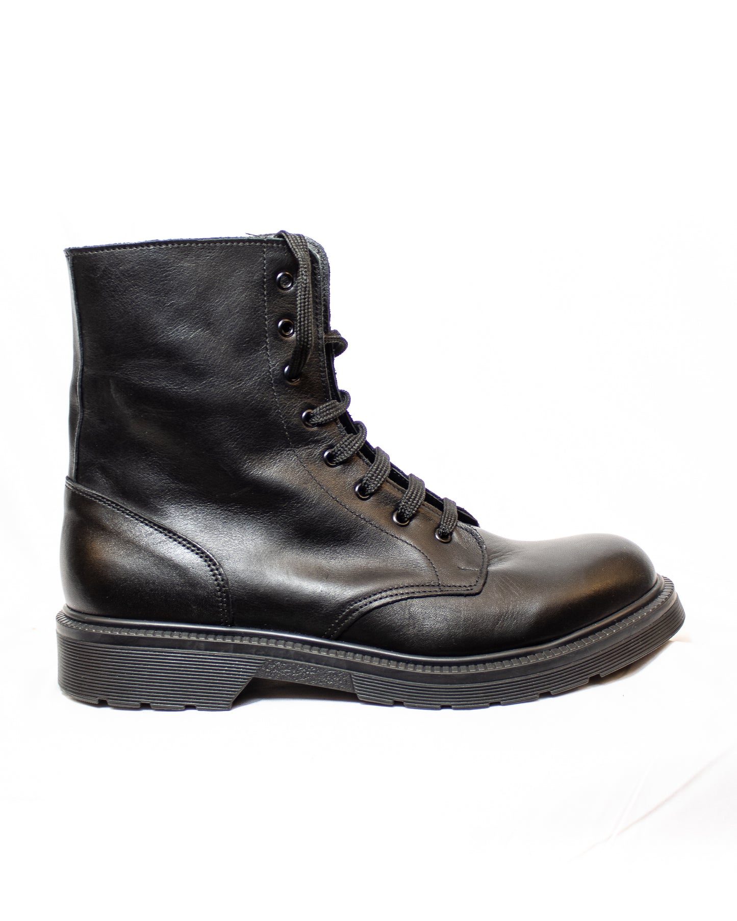 Military Style Women Leather Boots - (Art. 7066)