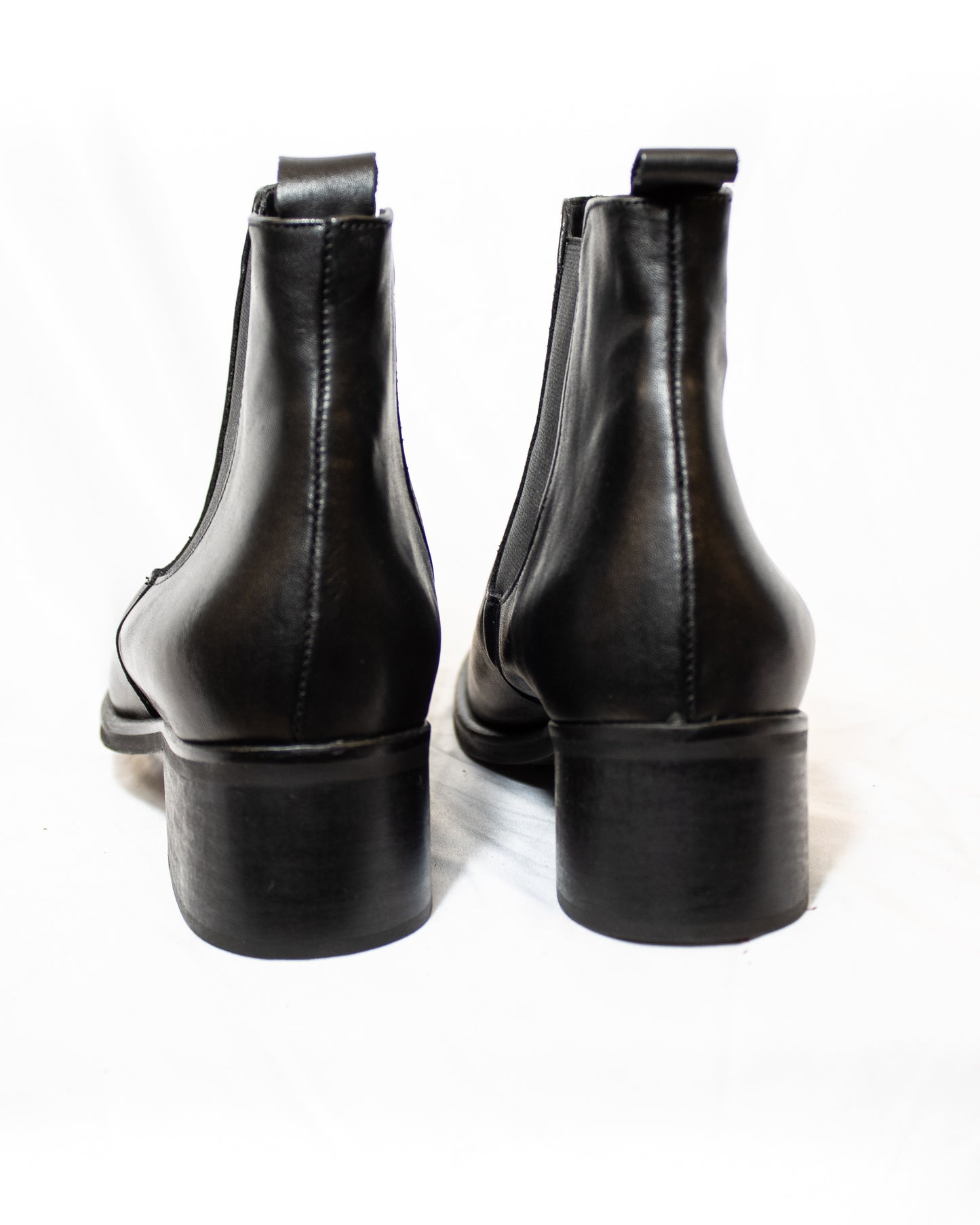 ''ALL BLACK'' Chelsea Leather Boots - (Art. 1100)