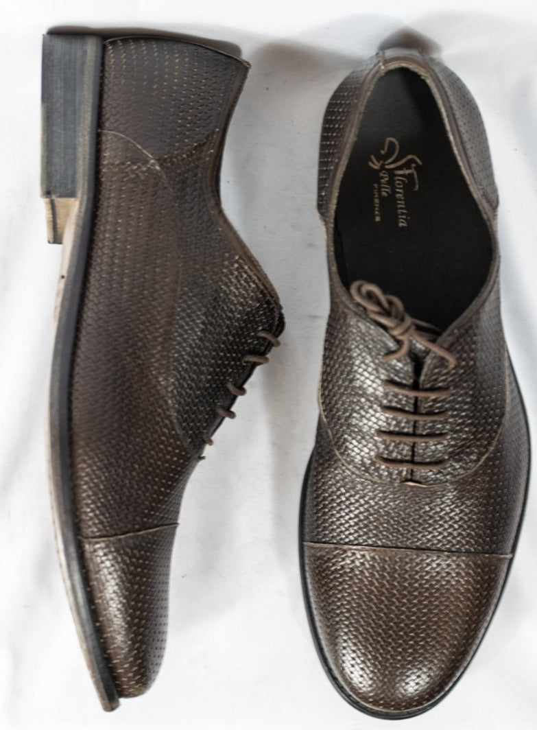 Oxford Perforated Leather Shoes - (Mod. 7168)