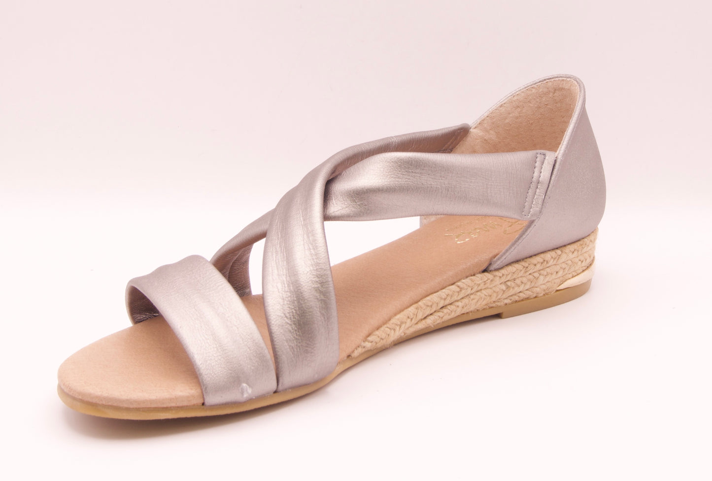 Metallic sandal