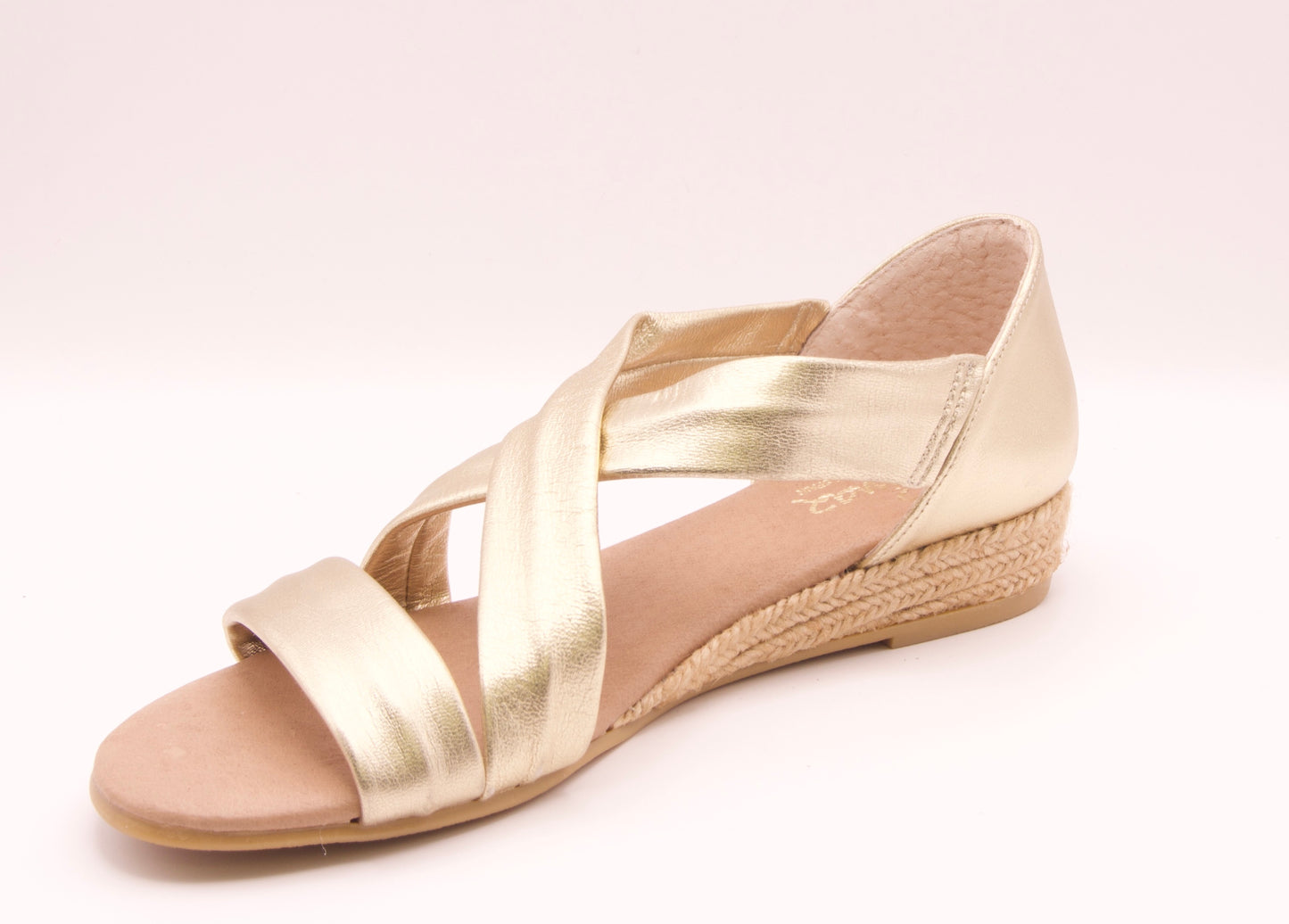 Metallic sandal