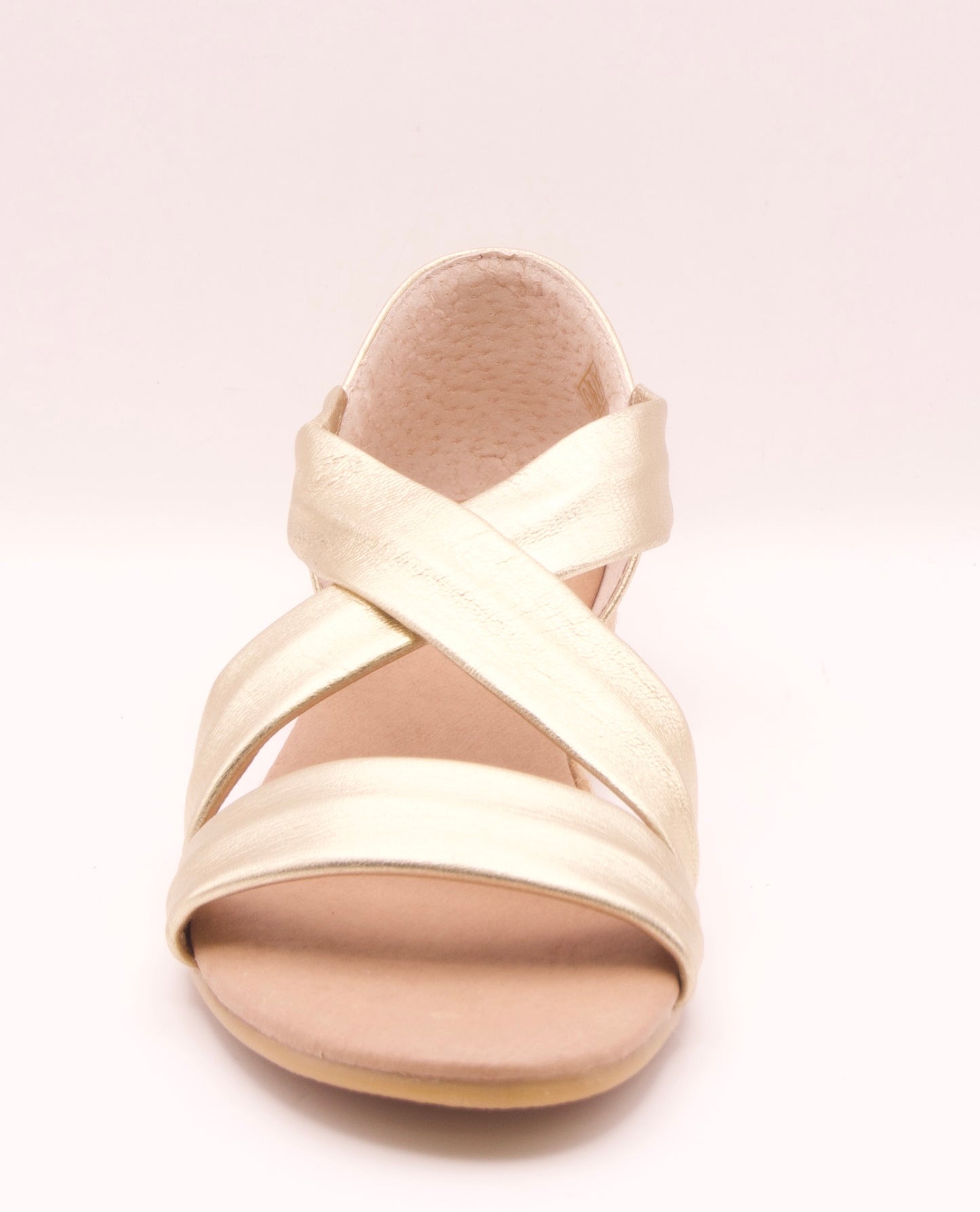 Metallic sandal
