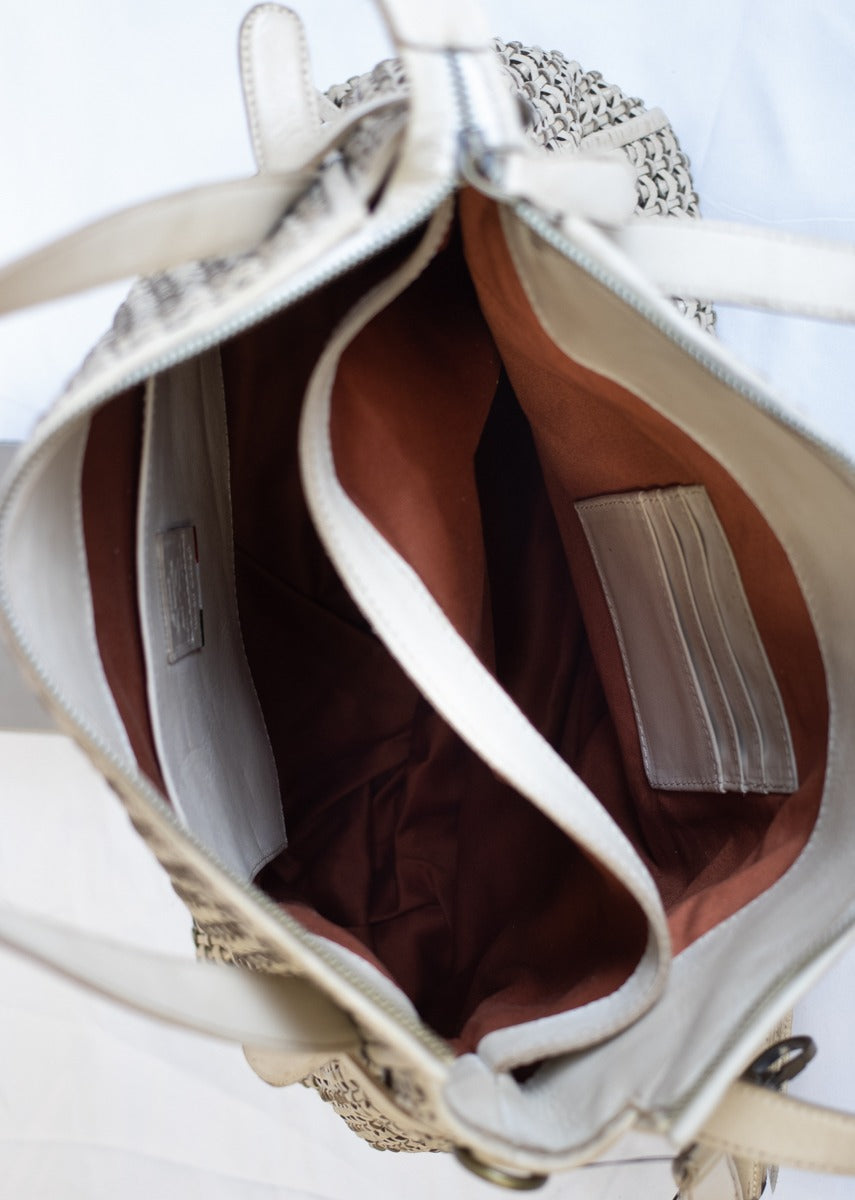 Stylish Interwoven Handbag - (Mod. 6735)