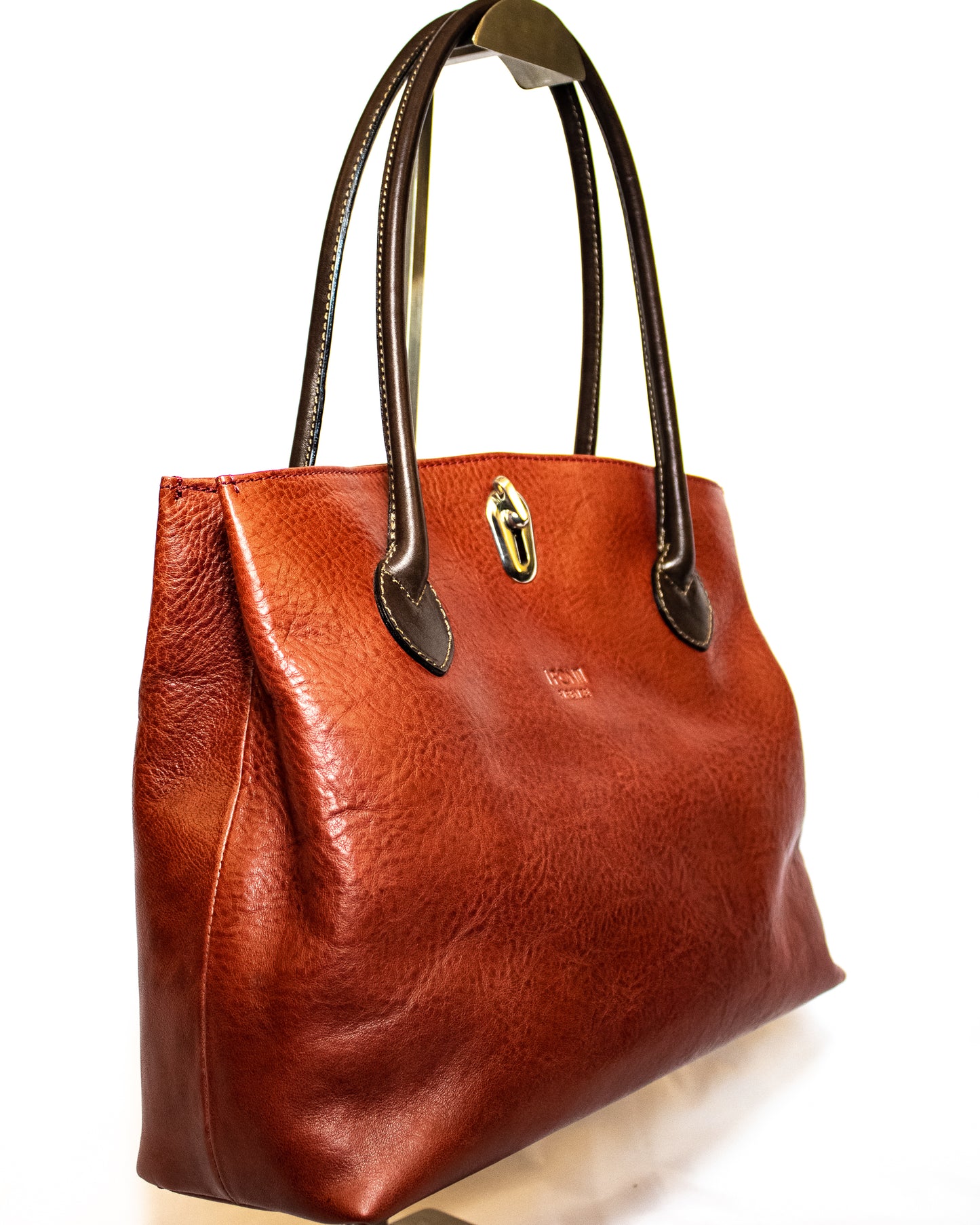 Two-tone middle size handbag - (Mod. 7298)