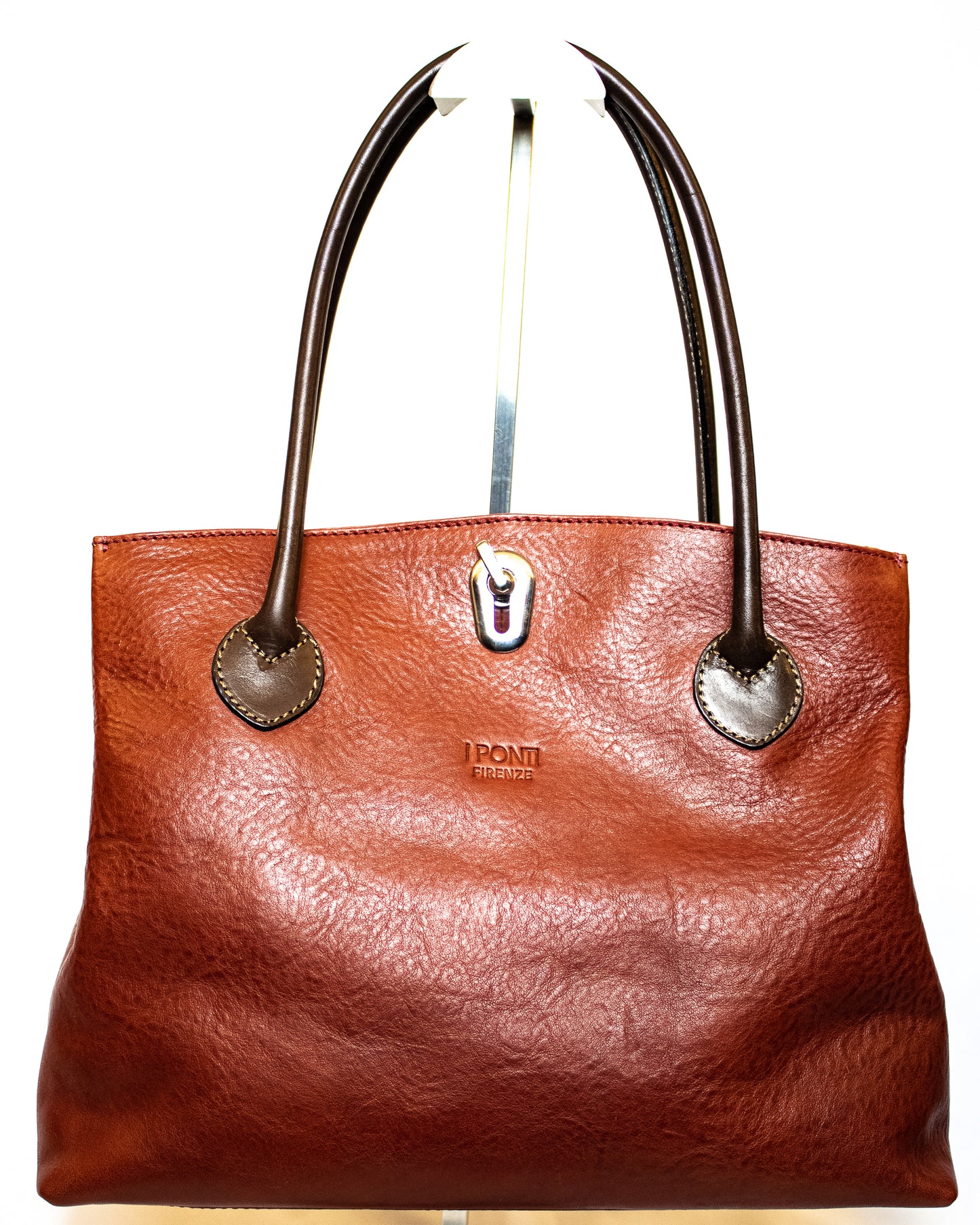 Two-tone middle size handbag - (Mod. 7298)