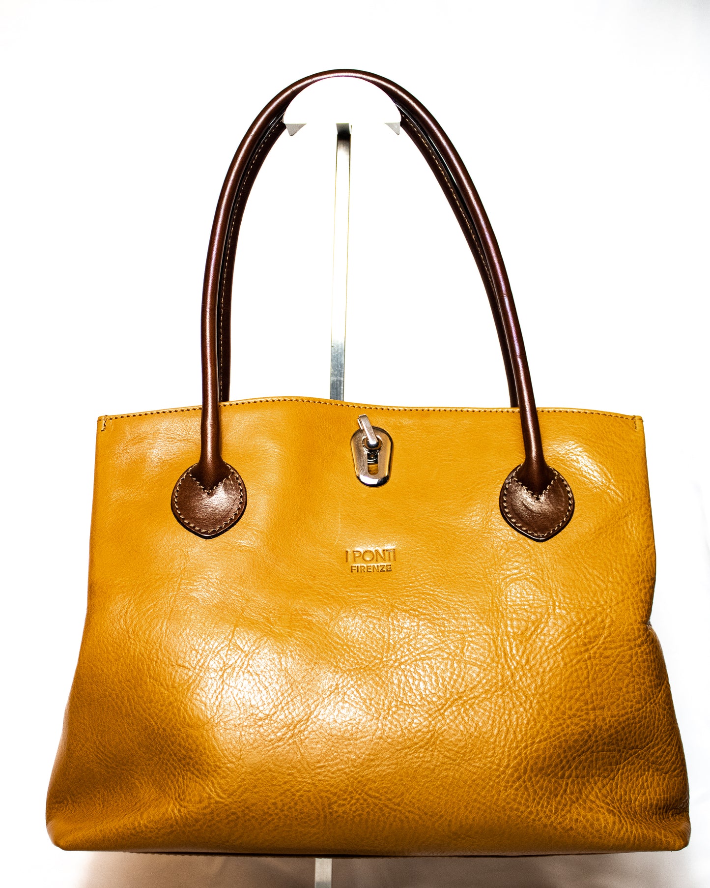 Two-tone middle size handbag - (Mod. 7298)