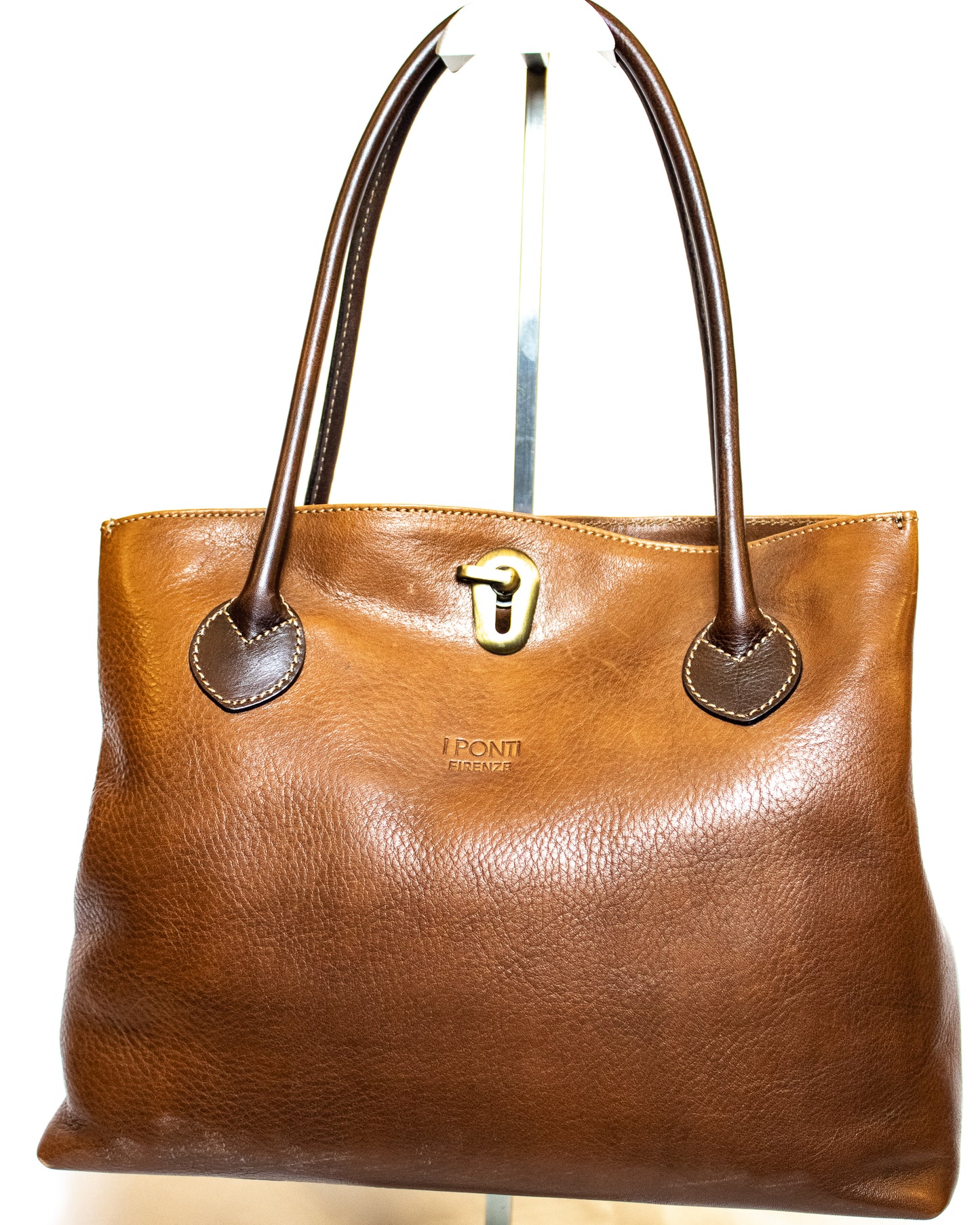 Two-tone middle size handbag - (Mod. 7298)