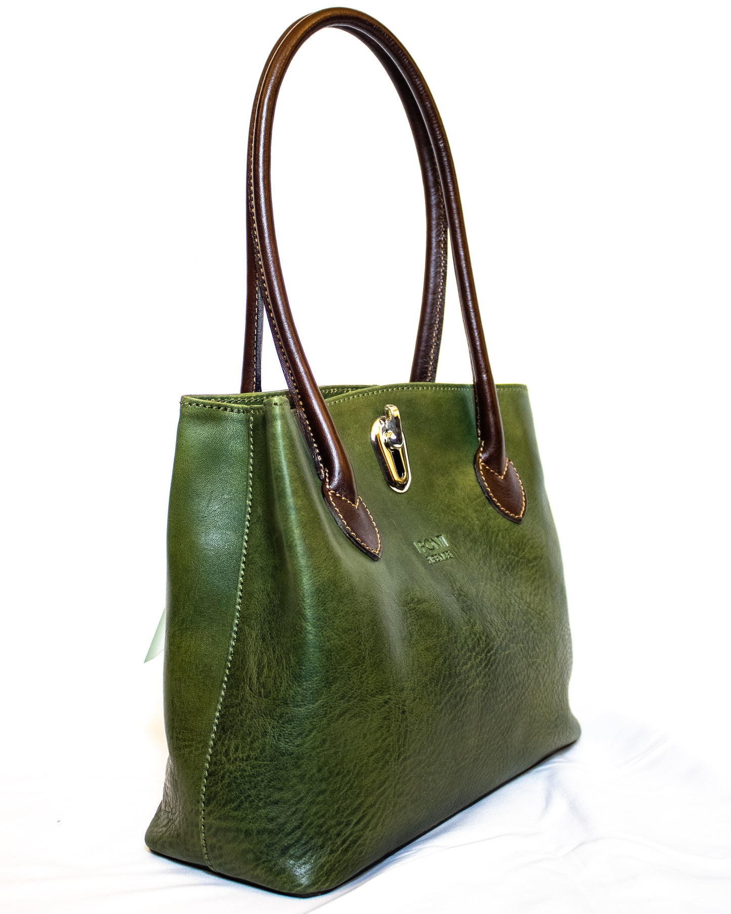 Two-tone middle size handbag - (Mod. 7298)