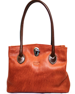 Two-tone middle size handbag - (Mod. 7298)