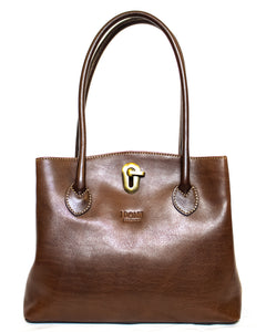 Two-tone middle size handbag - (Mod. 7298)