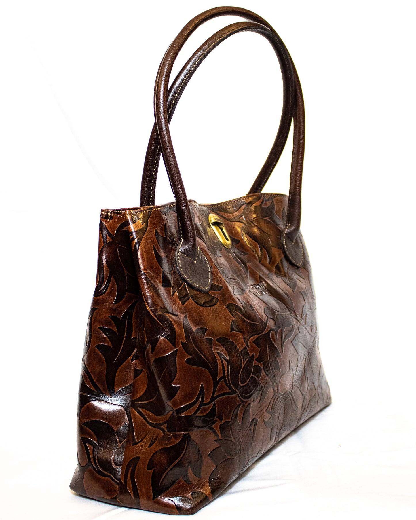 Flower Embossed Handbag (Big Version)- (Mod. 7288)