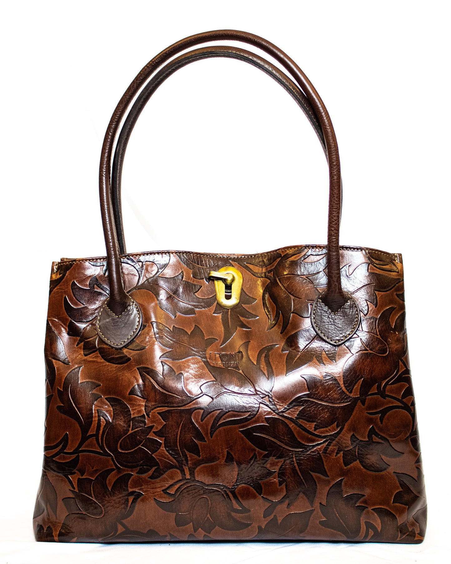 Flower Embossed Handbag (Big Version)- (Mod. 7288)