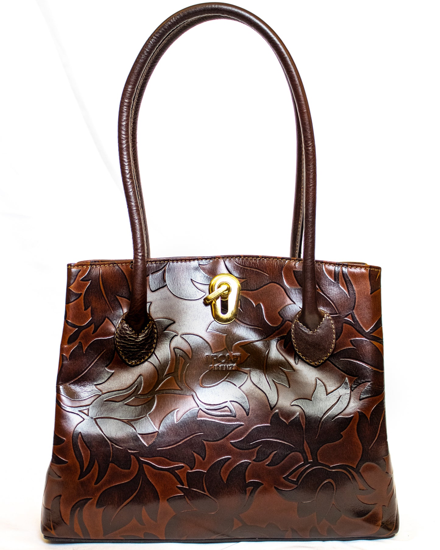 Flower Embossed Handbag (Big Version)- (Mod. 7288)