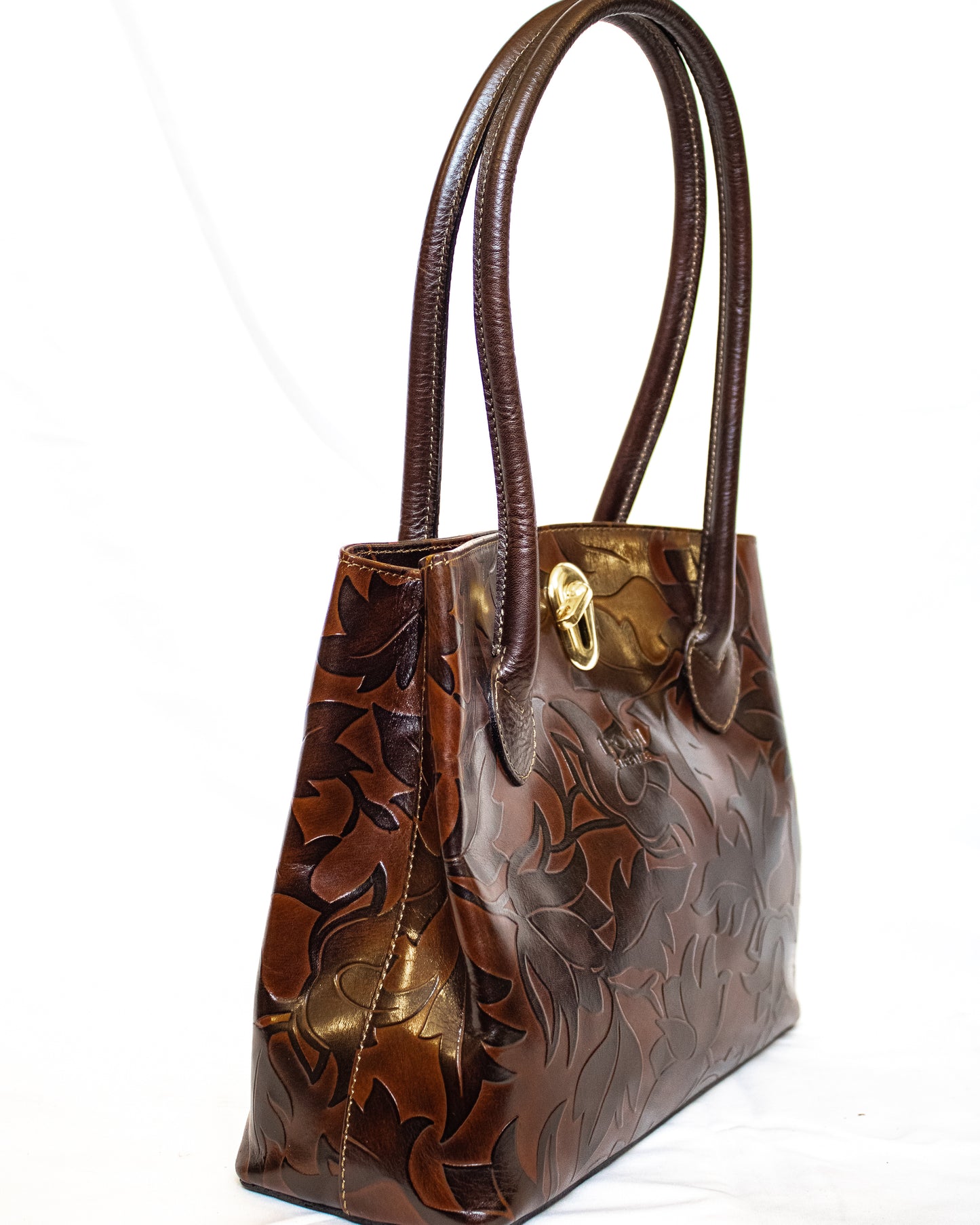 Flower Embossed Handbag (Big Version)- (Mod. 7288)