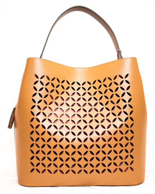 "Laser Cut" Handbag  - (Mod. 1071)