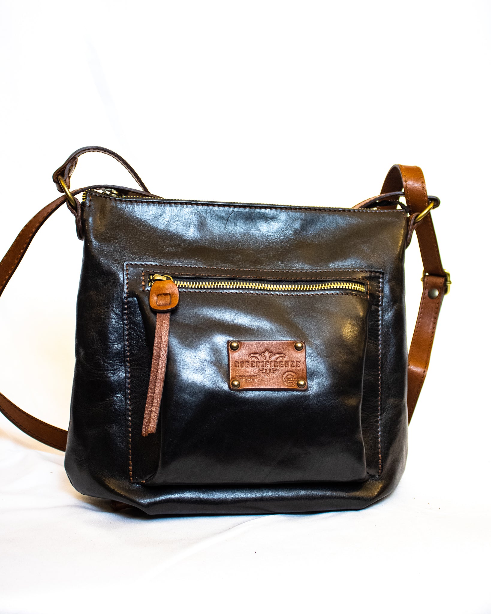 leather backpack tan/black – The Fernweh Boutique