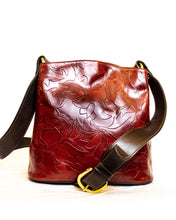 Load image into Gallery viewer, Flower Imprinted Crossbody Bag - (Mod. 1198)
