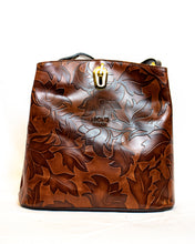 Load image into Gallery viewer, Flower Imprinted Crossbody Bag - (Mod. 1198)
