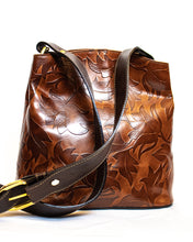 Load image into Gallery viewer, Flower Imprinted Crossbody Bag - (Mod. 1198)
