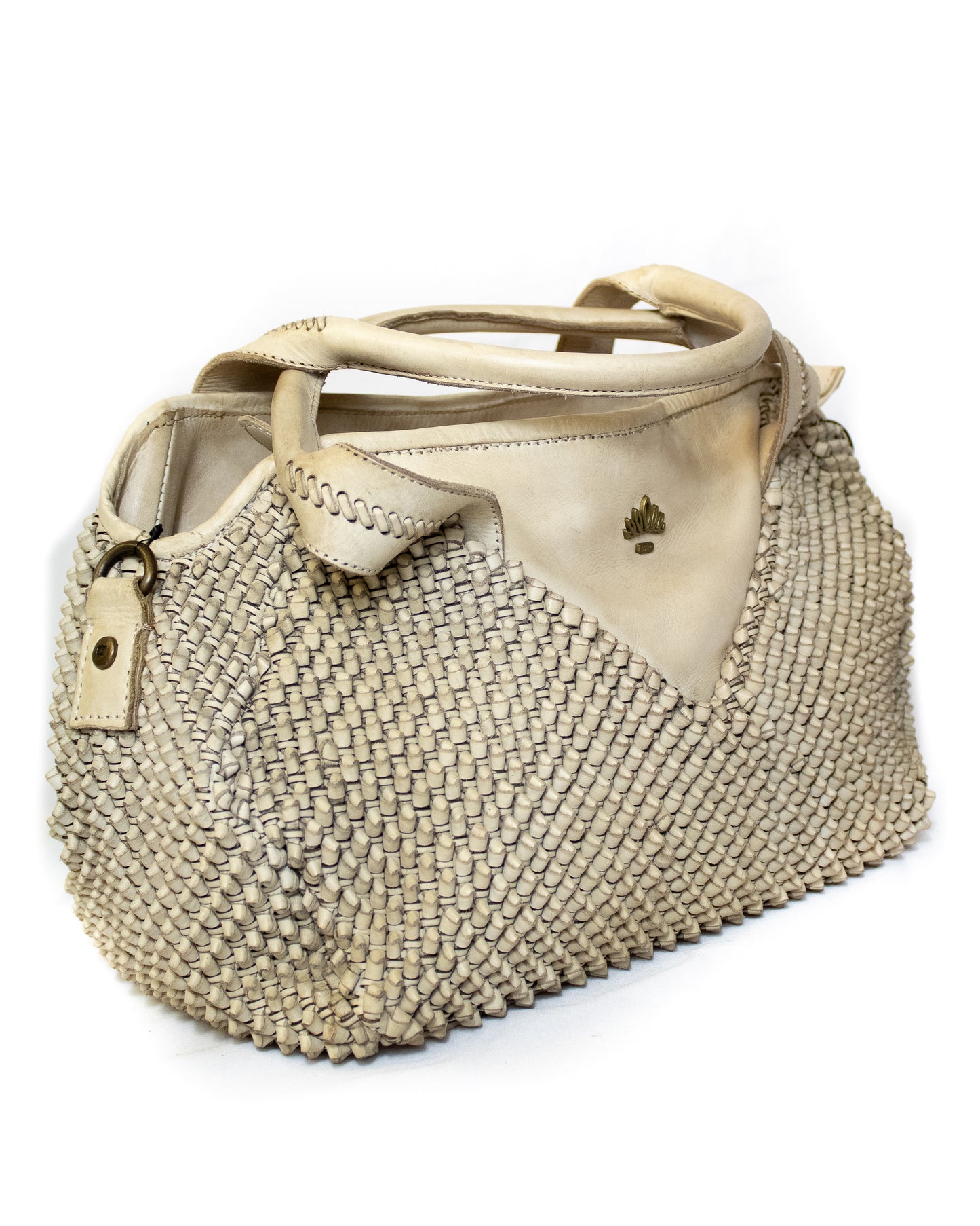 Interwoven Leather Shoulder Bag - (Mod. 6733)