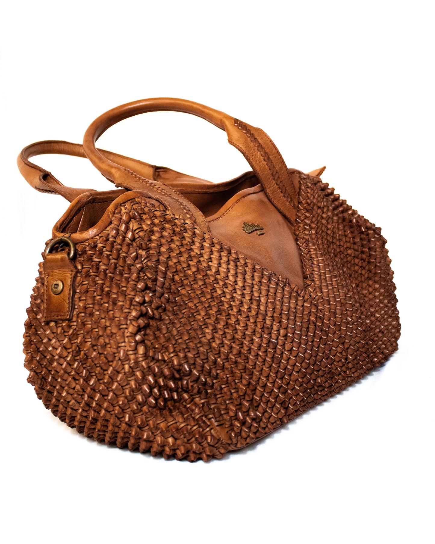 Interwoven Leather Shoulder Bag - (Mod. 6733)