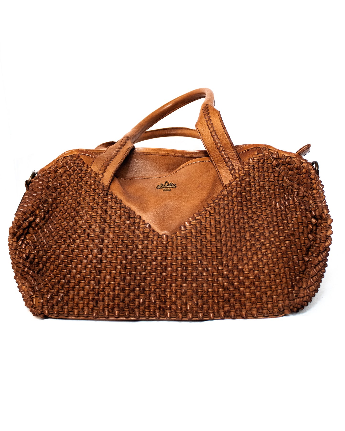 Interwoven Leather Shoulder Bag - (Mod. 6733)