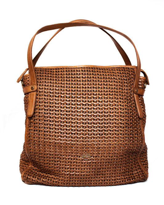 Stylish Interwoven Handbag - (Mod. 6735)