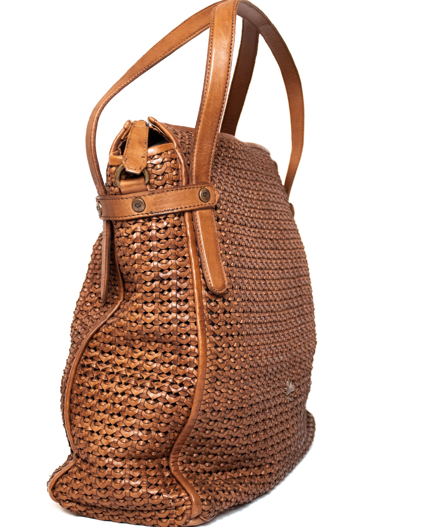 Stylish Interwoven Handbag - (Mod. 6735)