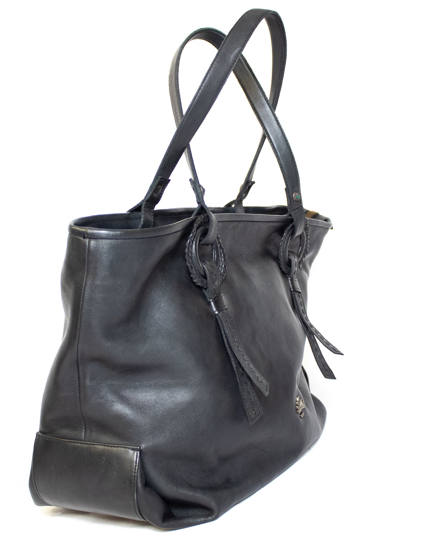 Stylish hand tanned bag - (Mod. 6752)