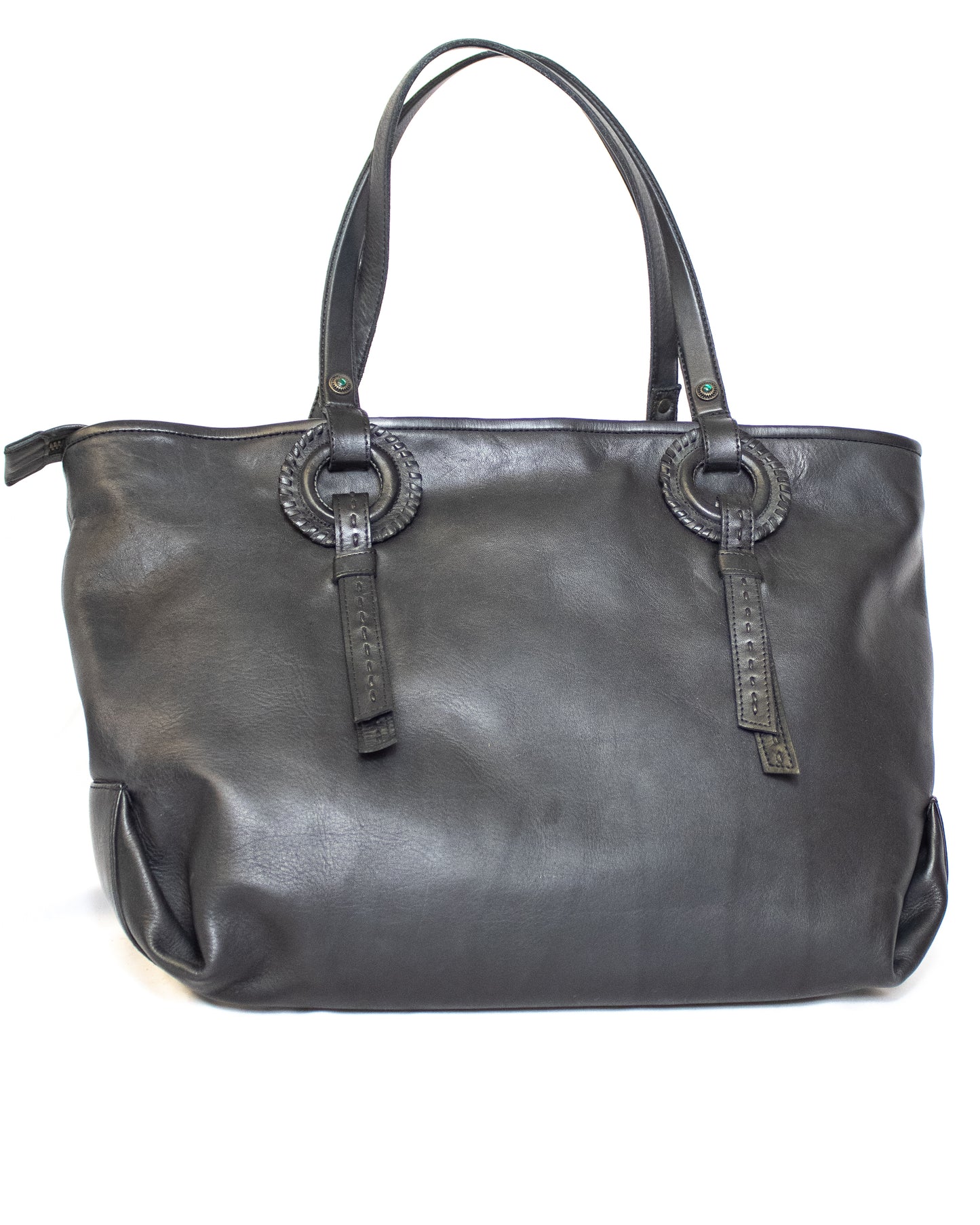 Stylish hand tanned bag - (Mod. 6752)