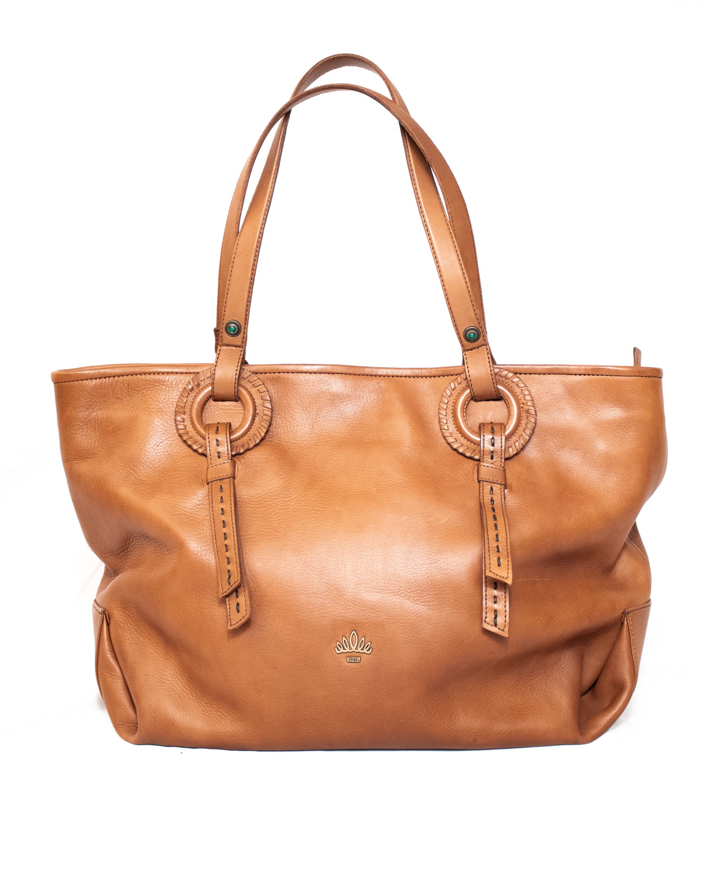 Stylish hand tanned bag - (Mod. 6752)