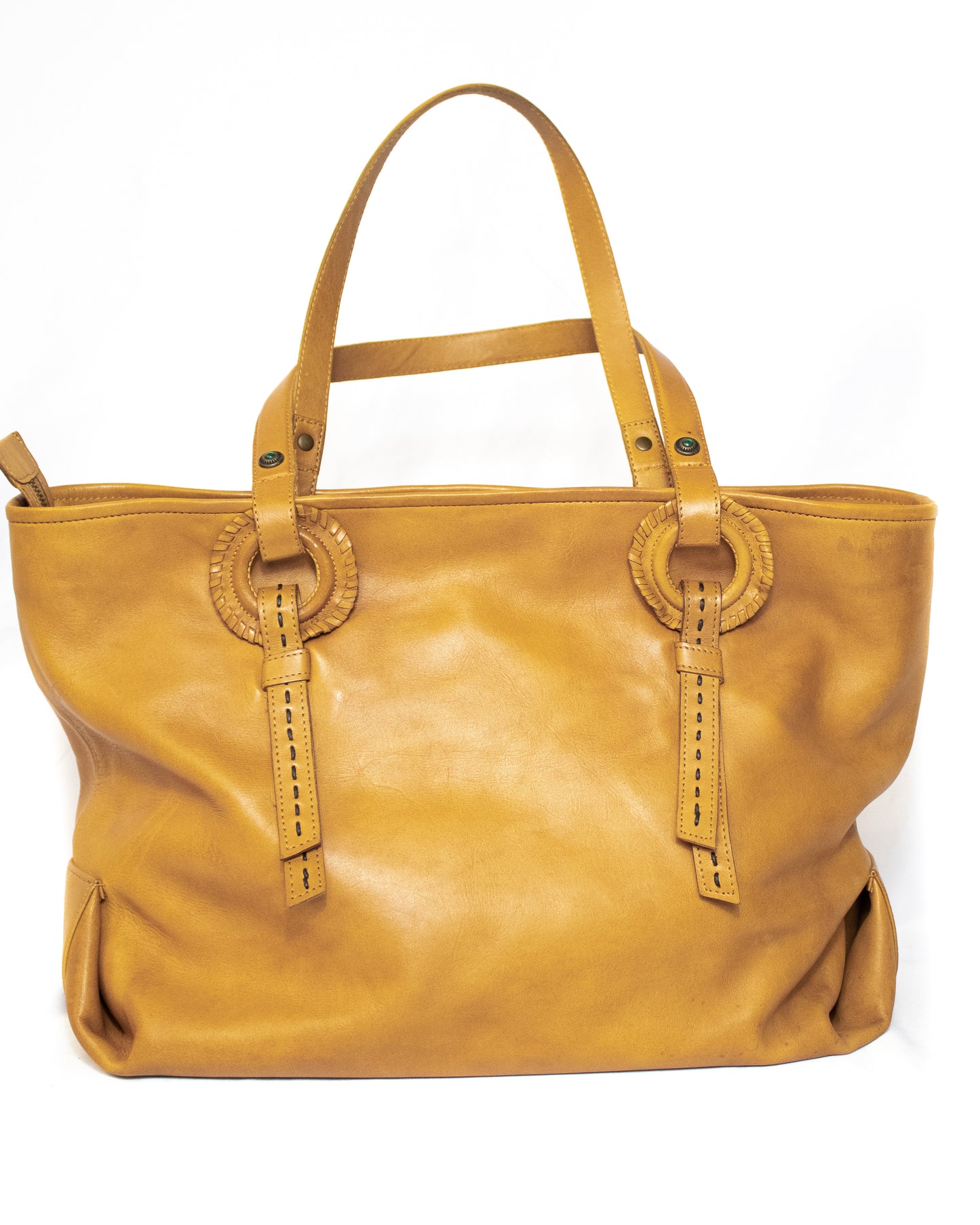 Stylish hand tanned bag - (Mod. 6752)