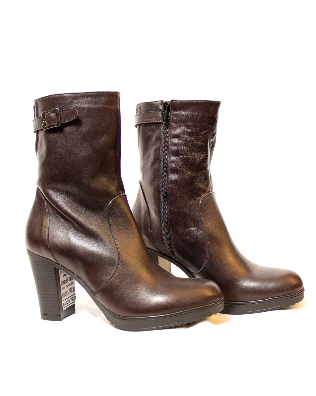 Leather Ankle Boots - (Art. 7070)