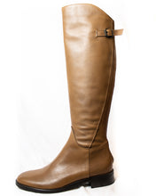 Load image into Gallery viewer, Natural Brown Backside Zipper Leather Boots - (Art. 7110)
