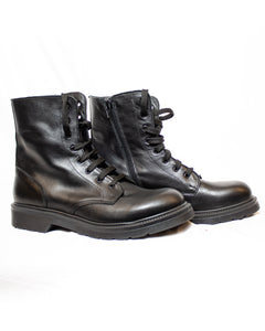 Military Style Women Leather Boots  - (Art. 7066)