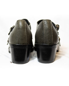 Double Monk Women Leather Shoes - (Art. 7082)