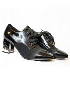 ''Star'' Heel Trendy Leather Shoes - (Art. 6706)