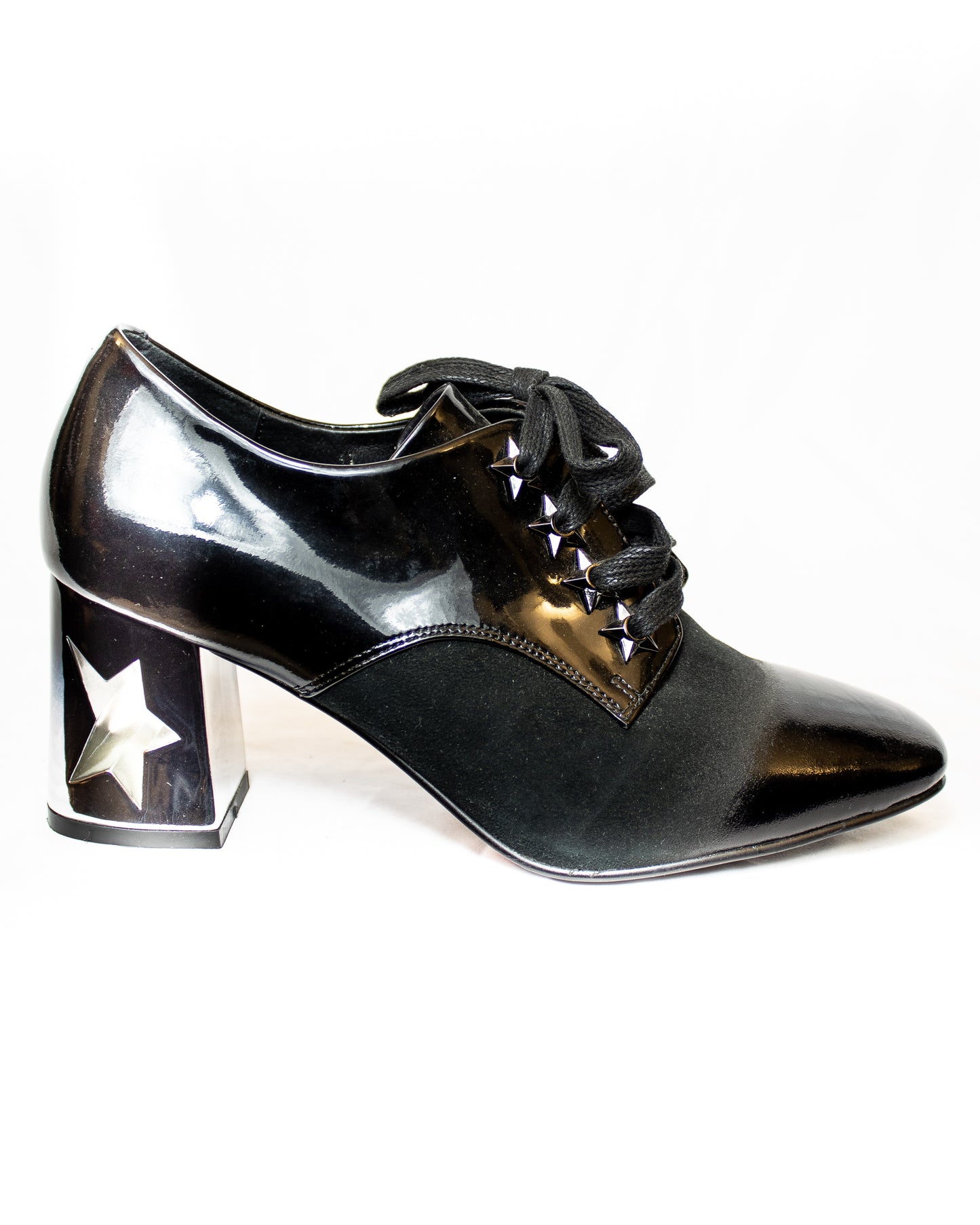 ''Star'' Heel Trendy Leather Shoes - (Art. 6706)