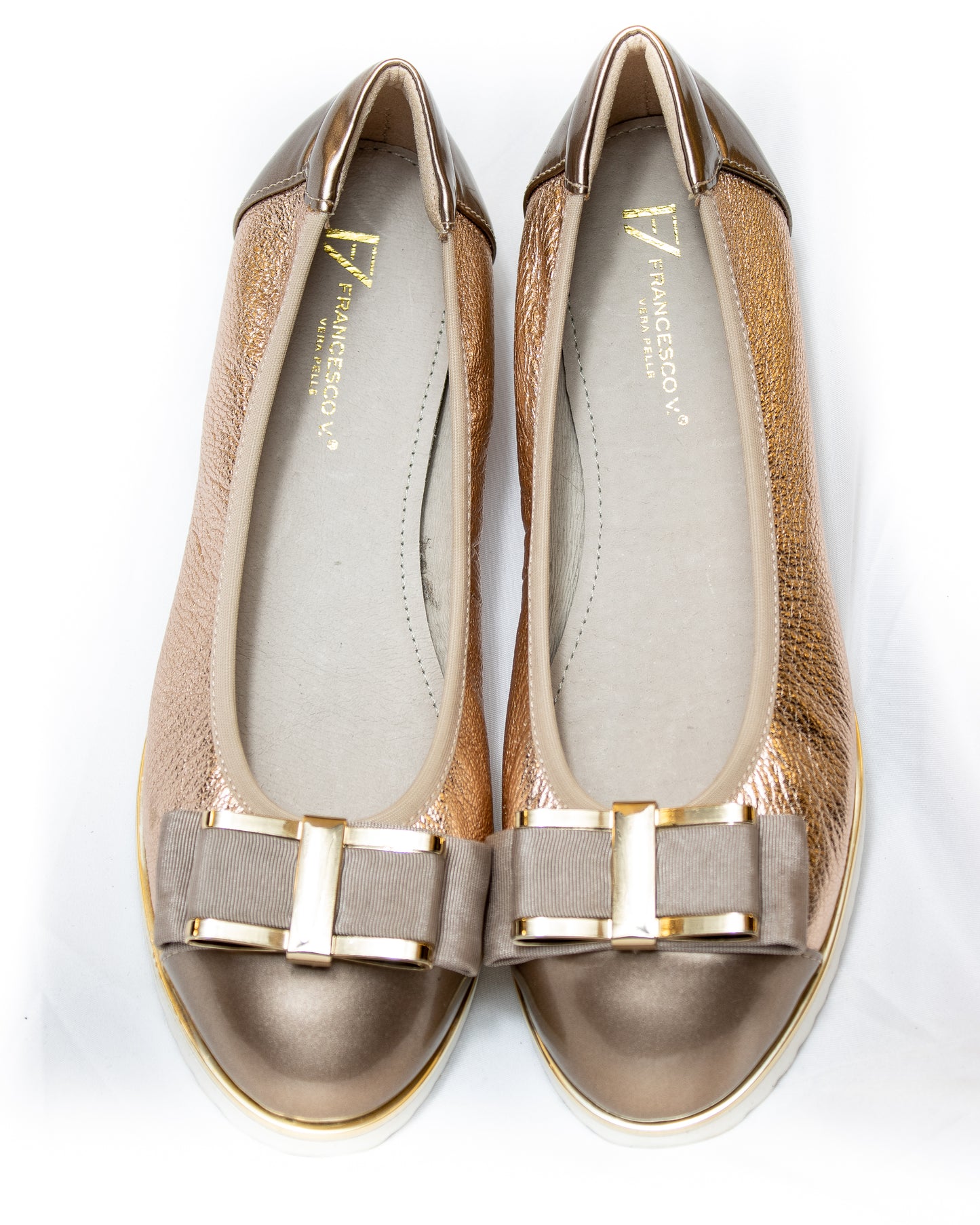 Leather Ballet Flats - (Art. 6652)