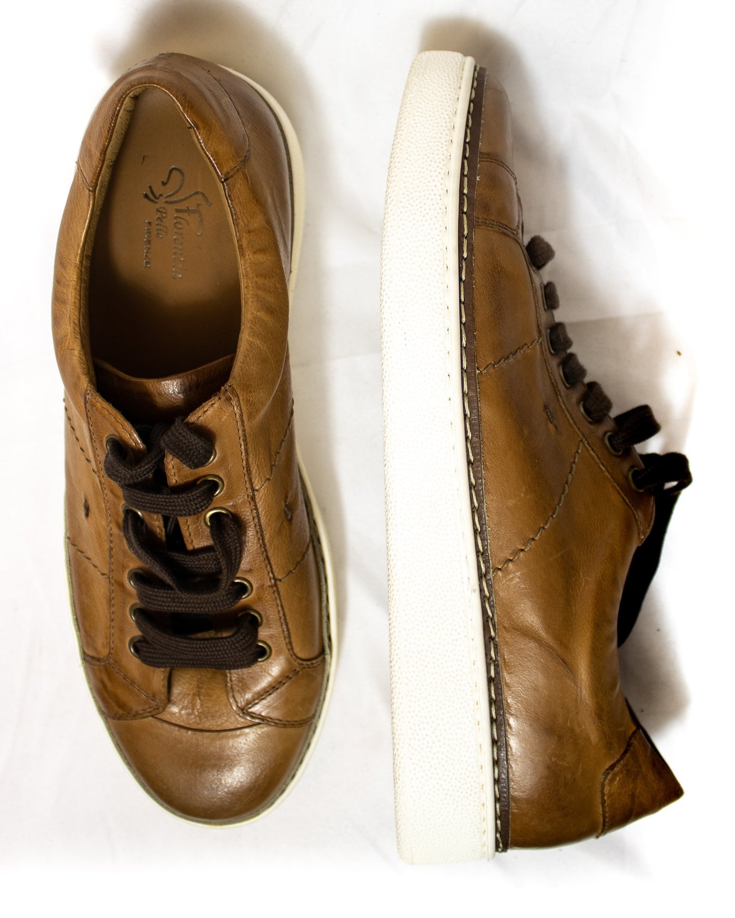 ''Florentia Pelle'' Leather Sneakers - (Mod. 7151)