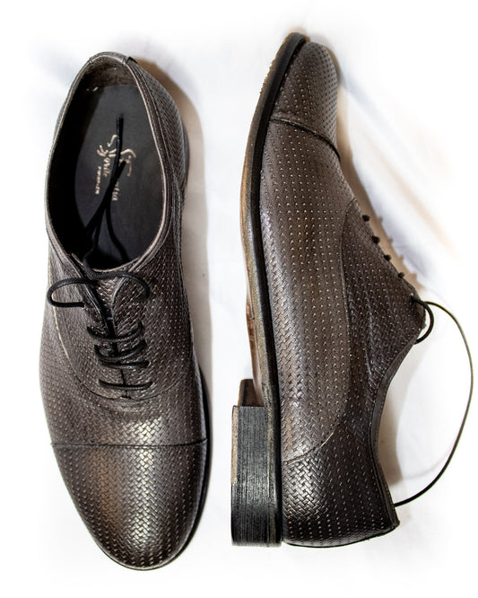 Oxford Perforated Leather Shoes - (Mod. 7168)