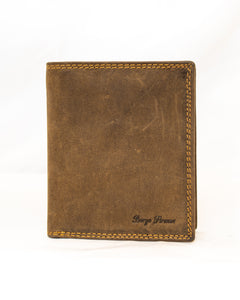 ''Borgo Antico" Nubuck Bifold Wallet - (Mod. 1810)