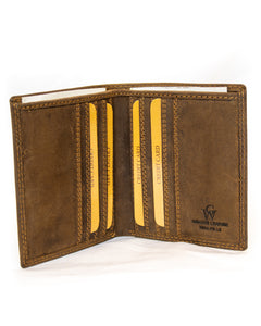 ''Borgo Antico" Nubuck Bifold Wallet - (Mod. 1810)