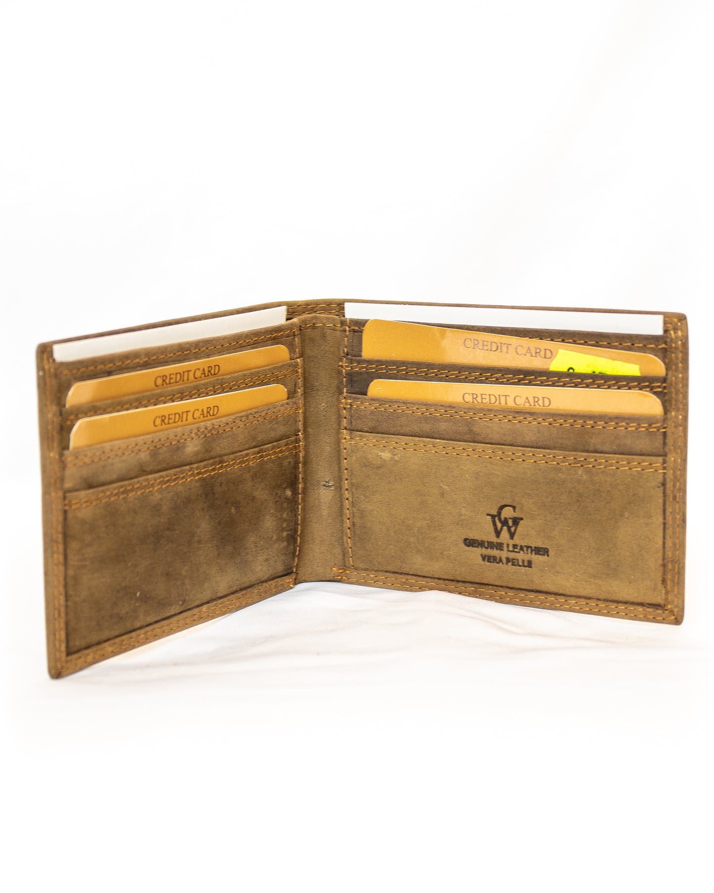 Nubuck Bifold Wallet - (Mod. 1814)