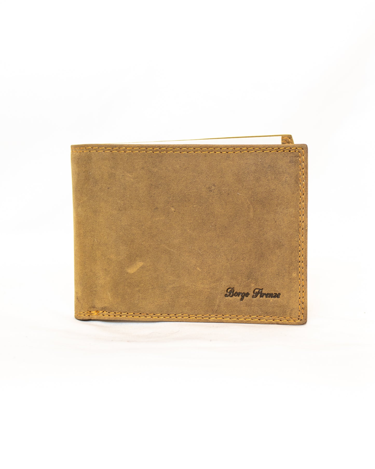 Nubuck Bifold Wallet - (Mod. 1814)
