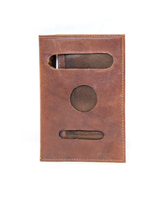 Hand Tanned Passport Holder