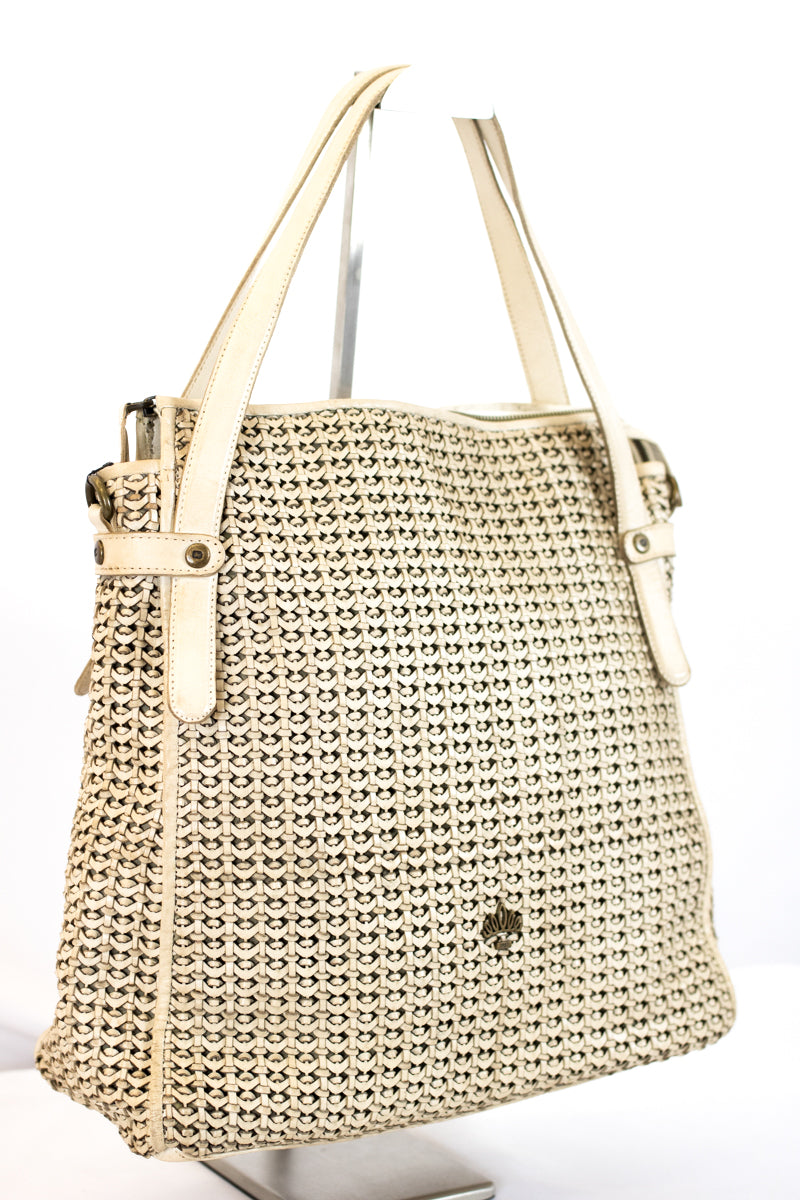 Stylish Interwoven Handbag - (Mod. 6735)