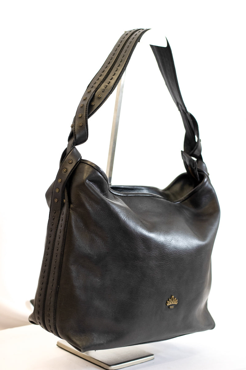 Leather versatile shoulder bag - (Mod. 6748)