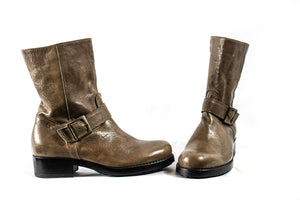 Nubuck Leather Ankle Boots - (Art. 7069)